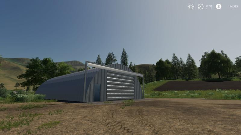 Placeable Quonset Shed V10 Fs 19 7095