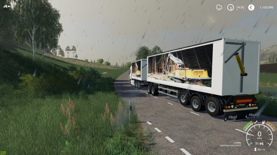 FH16 Woodchips and trailer v1.3 FS 19