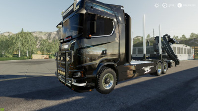 Scania Avicii logtruck v1.0 FS 19